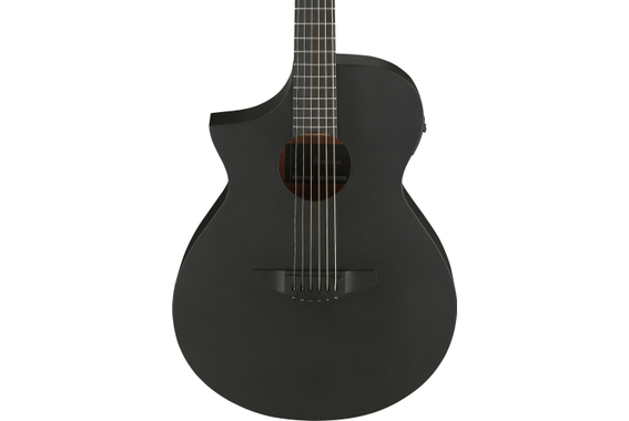 Ibanez AEWC621L-BOT Linkshandige Concertgitaar Black Out image 6