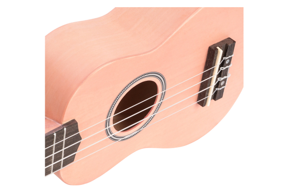 Cascha 3976 Bundle Ukulélé Soprano Rose image 6