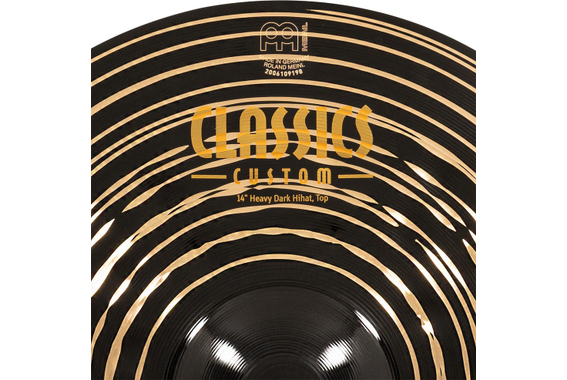 Meinl Classics Custom Dark Heavy Hi-Hat 14" image 6
