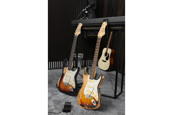 Rocktile Vinstage ST-BBHSB E-Gitarre Sunburst  - Retoure (Zustand: sehr gut) image 6