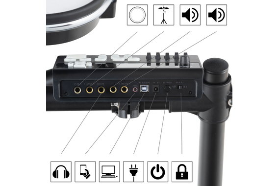 XDrum DD-460P E-Drum Kit  - Retoure (Zustand: gut) image 6