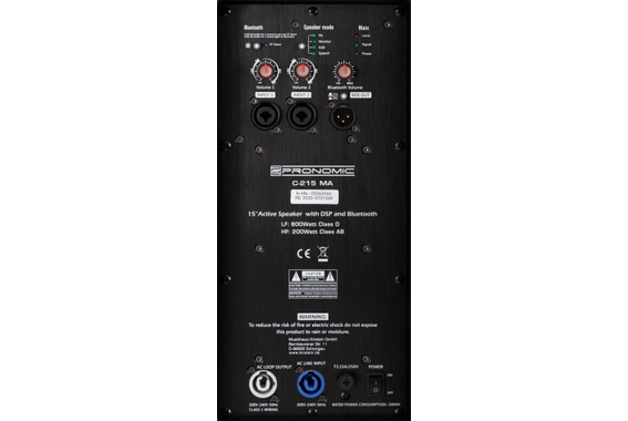 Pronomic C-215 MA 15" Aktivbox 1000 Watt  - Retoure (Zustand: sehr gut) image 6