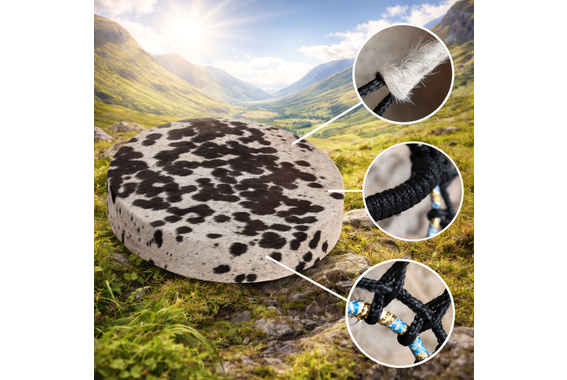 Classic Cantabile HSD-18 Traditionele Sjamanentrommel Met Runderhuid 18" Set Met Standaard image 6