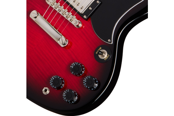 Epiphone SG Tribute Plus Cherry Burst image 6
