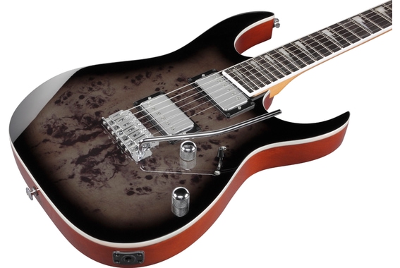 Ibanez GRG220PA1-BKB RG Gio E-Gitarre Transparent Brown Black Burst Starter Set image 6