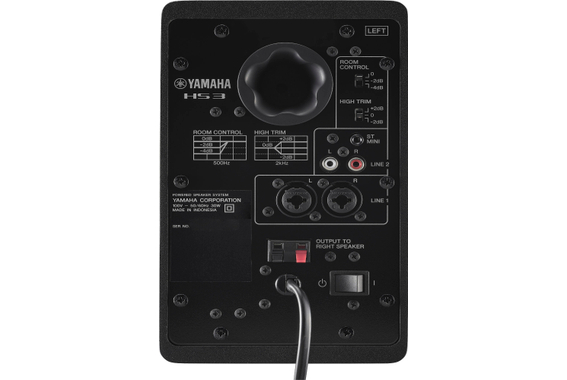 Yamaha HS 3 Monitor de Estudio Activo Par Negro image 6