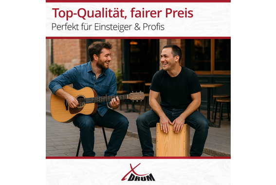 XDrum Cajon Primero Natur inkl. Cajonschule und Tasche  - Retoure (Zustand: gut) image 6