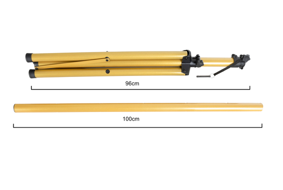 Pronomic SPS-1S GD Stativi per Casse in Acciaio Oro Set 2x con Borsa image 6