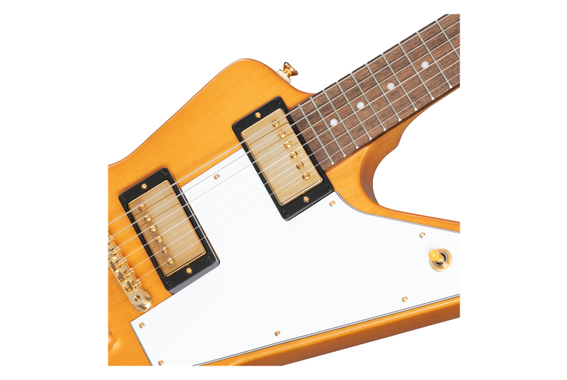 Epiphone 1958 Korina Explorer (White Pickguard) Aged Natural  - Retoure (Zustand: gut) image 6