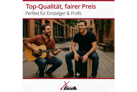 XDrum Cajon Peruana Black Wood incl. Scuola di Cajon image 6