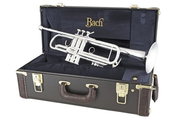 Bach LR180S-72 ML Stradivarius Trompeta Bb Plateada image 6