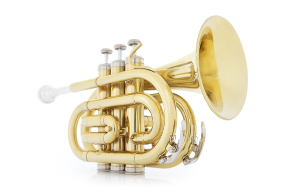 Classic Cantabile Brass TT-500 Tromba Tascabile in Sib Ottone image 6