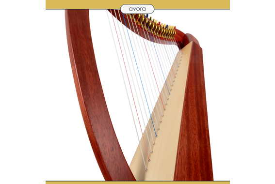 Avora Keltische Harfe Mahogany 23 Saiten   - Retoure (Zustand: sehr gut) image 6