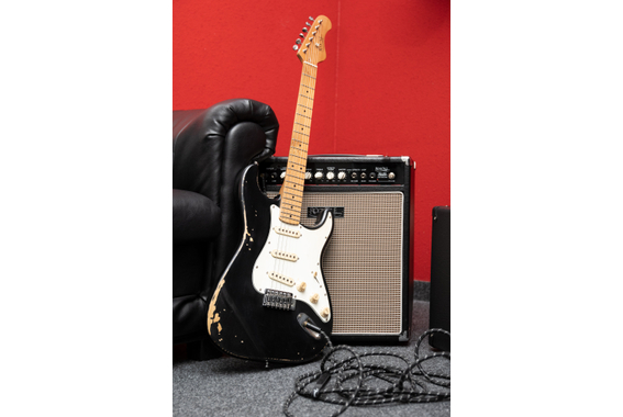 Rocktile Vinstage ST-RMBK Guitare Électrique Black image 6