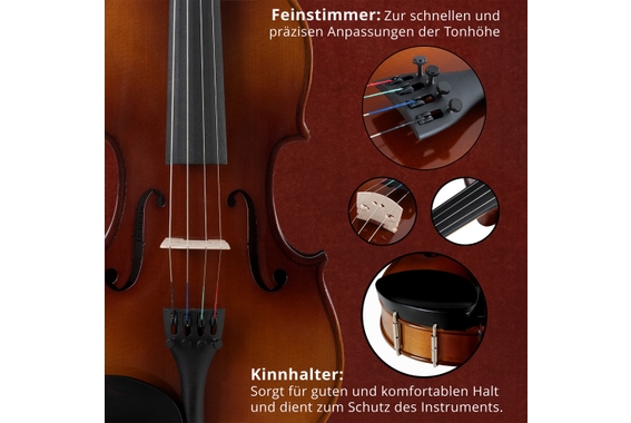 Classic Cantabile Ensemble Violon Étudiant 4/4 image 6