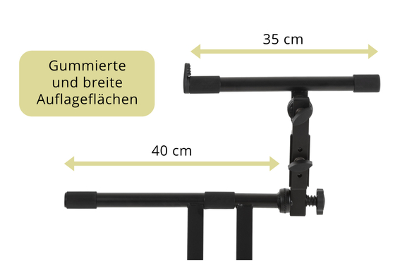 Classic Cantabile 2-fach Doppel-X-Keyboardständer  - Retoure (Zustand: gut) image 6