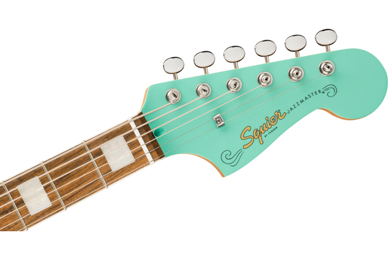 Squier Paranormal Baritone Jazzmaster HH Sea Foam Green image 6