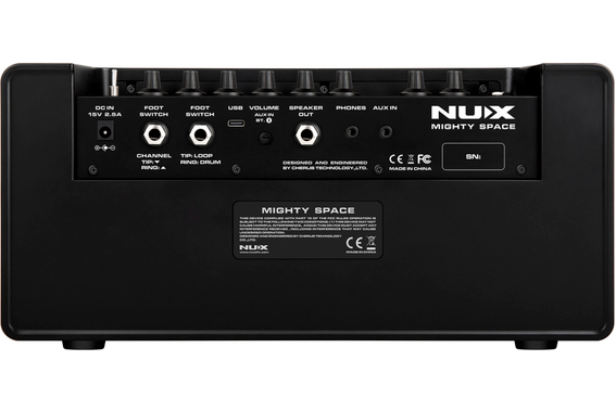 Set Amplificatore per Chitarra Compatto NUX Mighty Space image 6