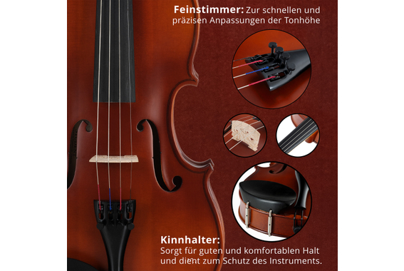 Set de Violín Classic Cantabile Student 3/4 image 6