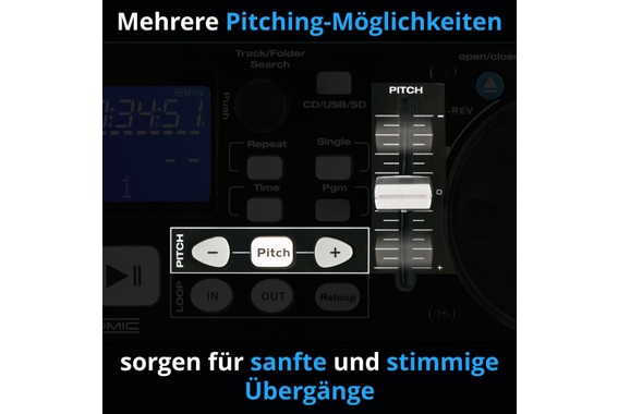 Pronomic CDJ-230 Doppel DJ CD Player mit USB & SD  - Retoure (Zustand: sehr gut) image 6