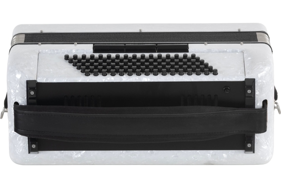 Classic Cantabile 96-Bass Accordeon "Secondo V" Wit G-g'' Set image 6