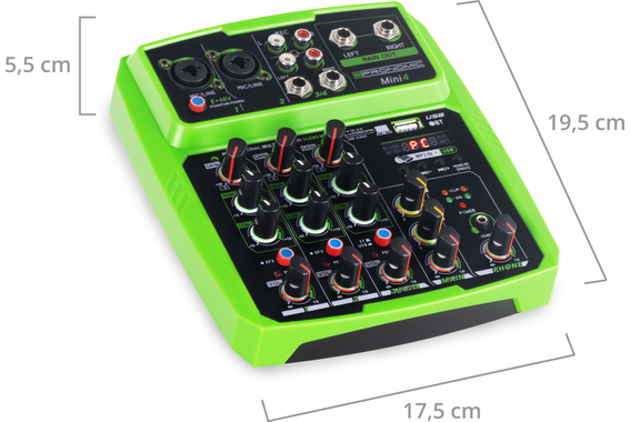 Pronomic Mini4 4-Kanal USB-Mischpult  - Retoure (Zustand: sehr gut) image 6