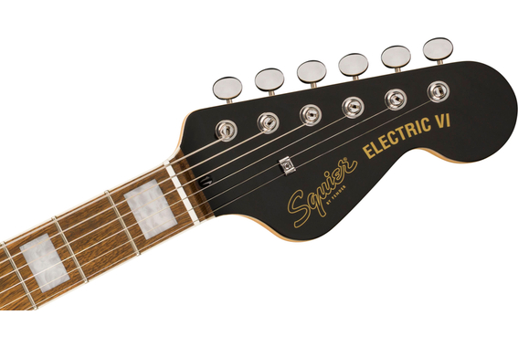 Squier Paranormal Electric VI 3-Color Sunburst image 6