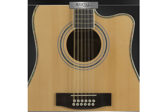 Rocktile WSD12-50C-NT Guitare Folk Naturel image 6