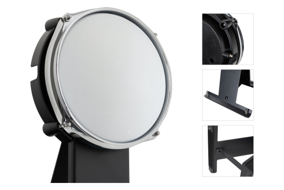 XDrum BDMP-08 8" Kick Pad con Set de Meshhead image 6