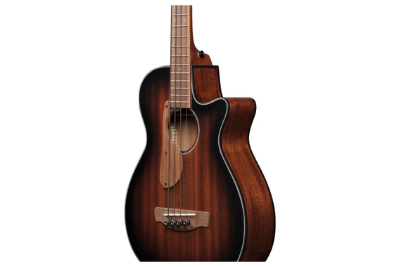 Ibanez AEGB24E-MHS Basse Acoustique Acajou Sunburst Brillant image 6