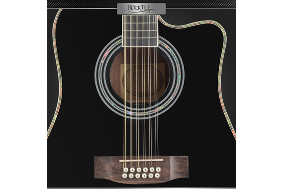 Rocktile WSD12-50C-BK Guitare Western Noire image 6