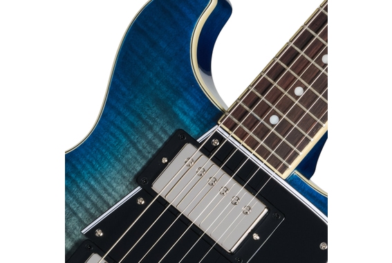 Epiphone Les Paul Special Double Cut Figured Ocean Water image 6