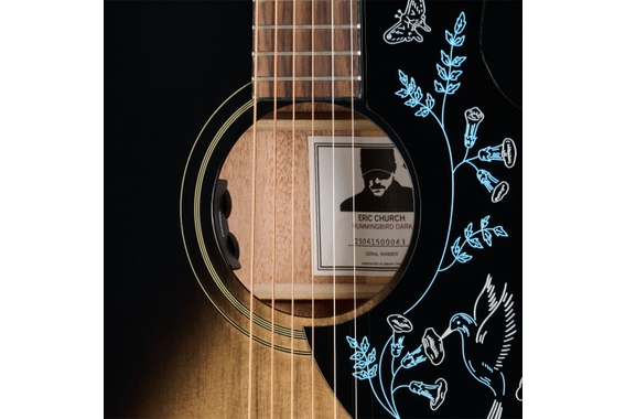 Epiphone Eric Church Hummingbird Dark Cobra Burst image 6