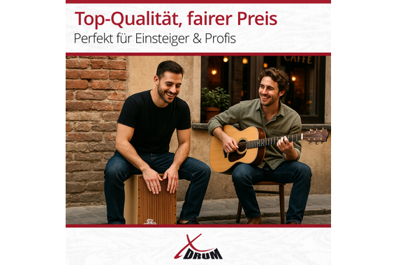 XDrum Cajon Peruana Zebrano image 6