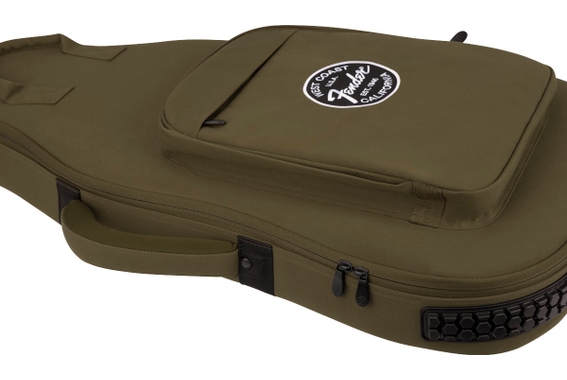 Fender Troubadour Electric Guitar Gig Bag Olive image 6