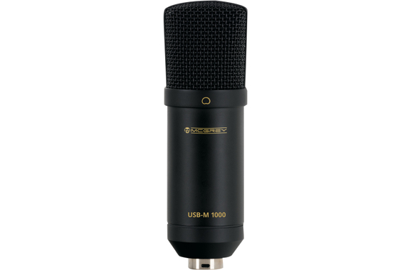 McGrey USB-M 1000 BK Microphone à condensateur pour podcast image 6