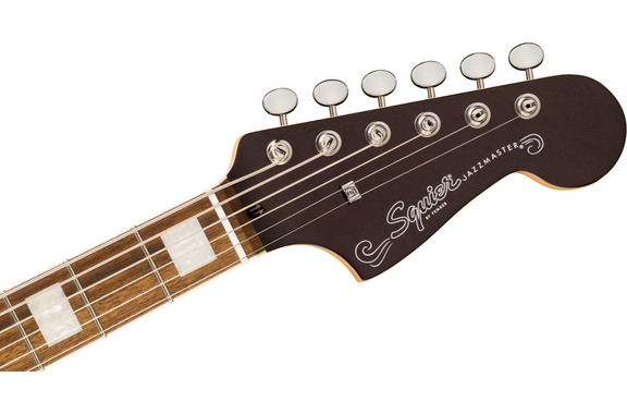 Squier Paranormal Baritone Jazzmaster HH Oxblood image 6