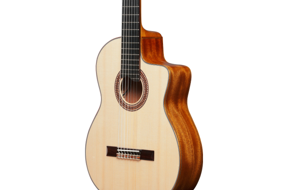 Ibanez GA Concertgitaar 7-String Natural High Gloss image 6