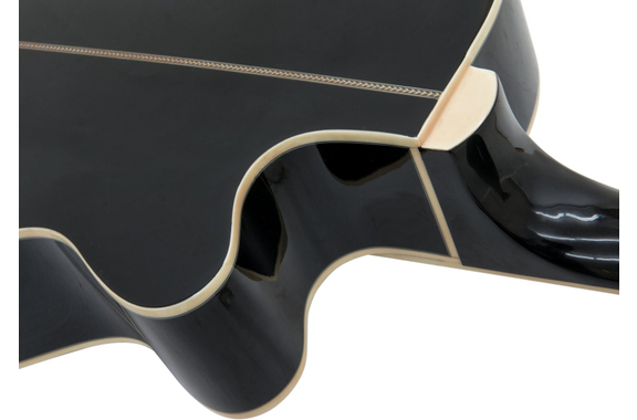 Dimavery AW-400 Guitare Western Gaucher Noire image 6