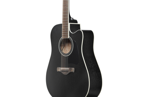 Ibanez AW84CE-WK Weathered Black image 6