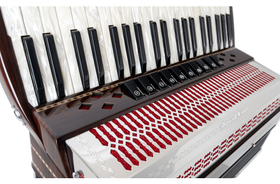 Alpenklang Pro Accordéon IV 120 MHR Palissandre image 6