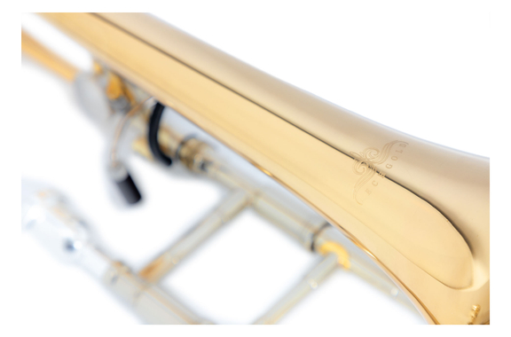 Lechgold QP-17GL Quartposaune Goldmessing image 6