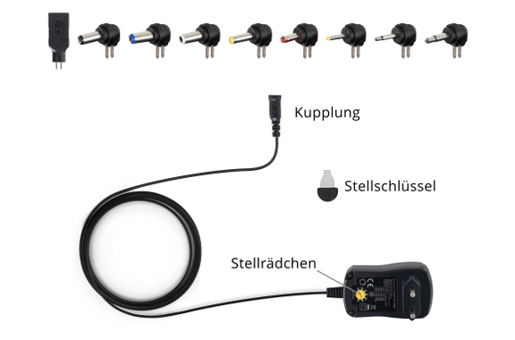 McGrey UAD-1000 Universele Voeding 1A 5x Set image 6