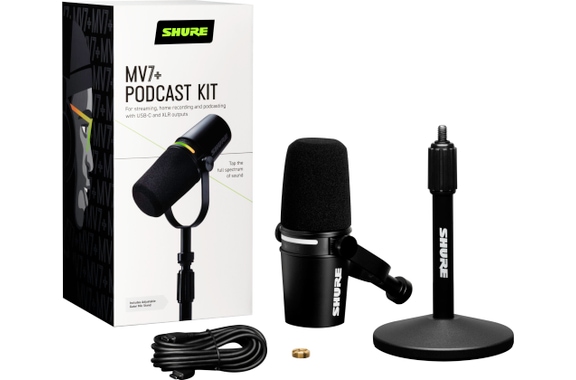 Shure MV7+ Podcast Kit Zwart image 6