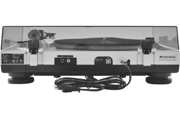 Omnitronic BD-1380 USB Turntable Silver image 6