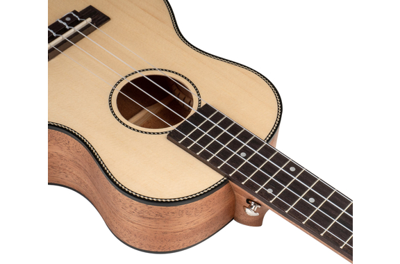 Cascha 2155 Solid Top Tenor Ukulele Bundle image 6