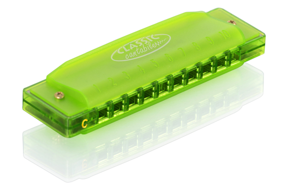 Classic Cantabile FBH-10 GN FunKids Armonica a Bocca C-Dur Verde image 6