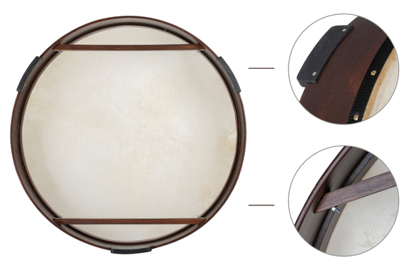 Classic Cantabile TD-36 Grande Tambour Sur Cadre Pour Enfants Et Adultes image 6