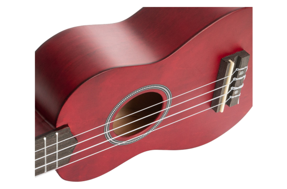 Cascha 3970 Soprano Ukulele Bundle Red image 6