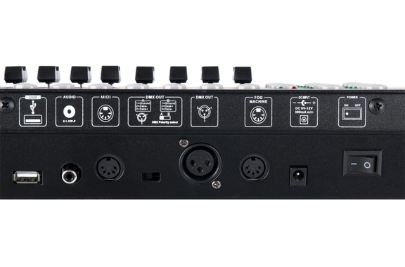 Projecteurs Showlite FLP-5x8W 4 x Set incl. Showlite Master Pro USB & Câble image 6
